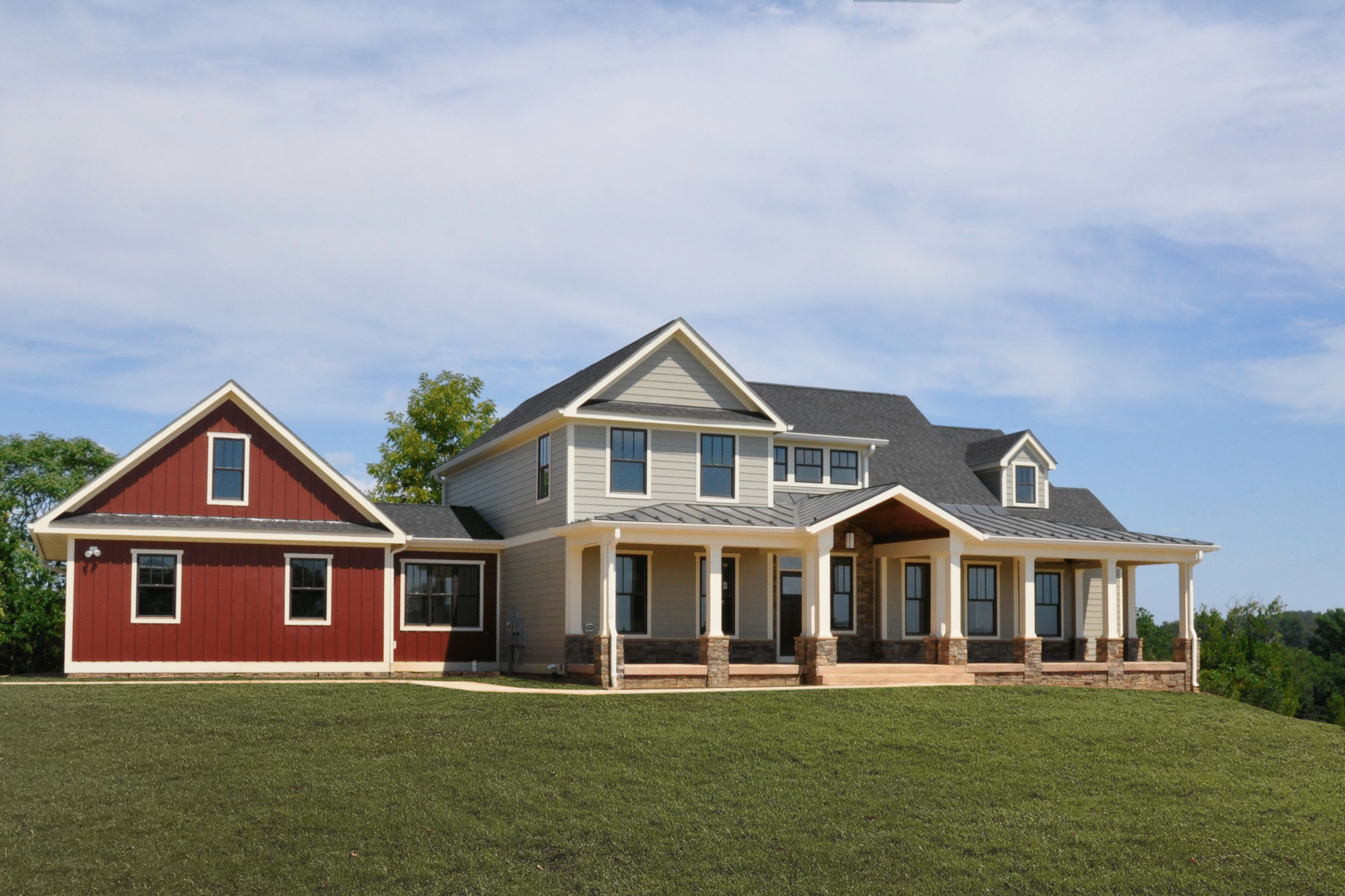 Custom home in Loudoun County designed by Alair Homes Hunt Country