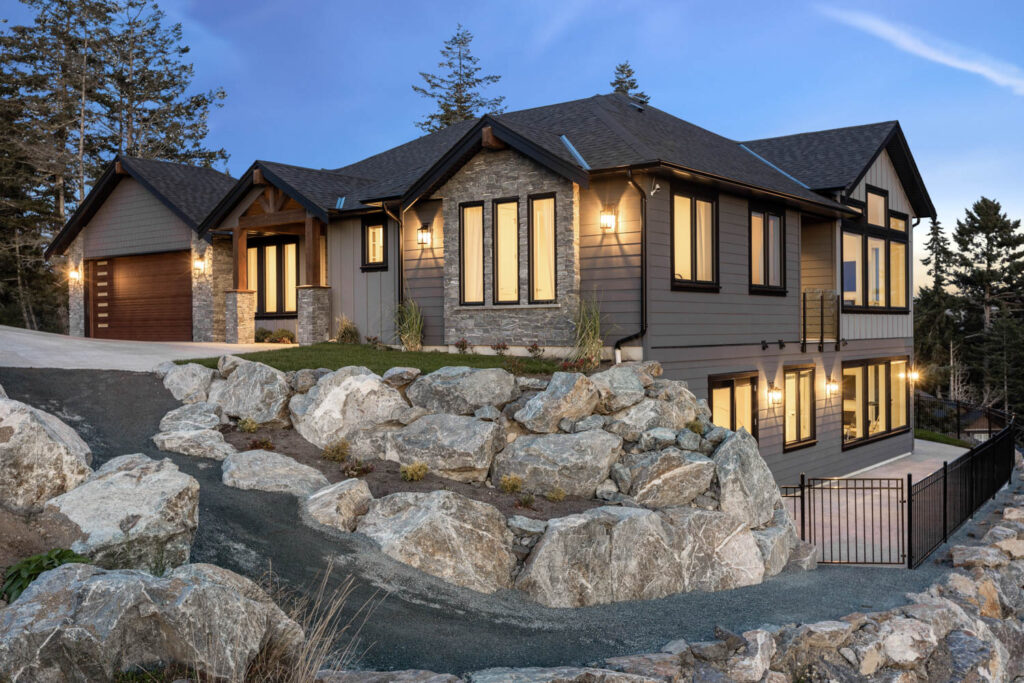 custom home Victoria Spar Tree Exterior 1