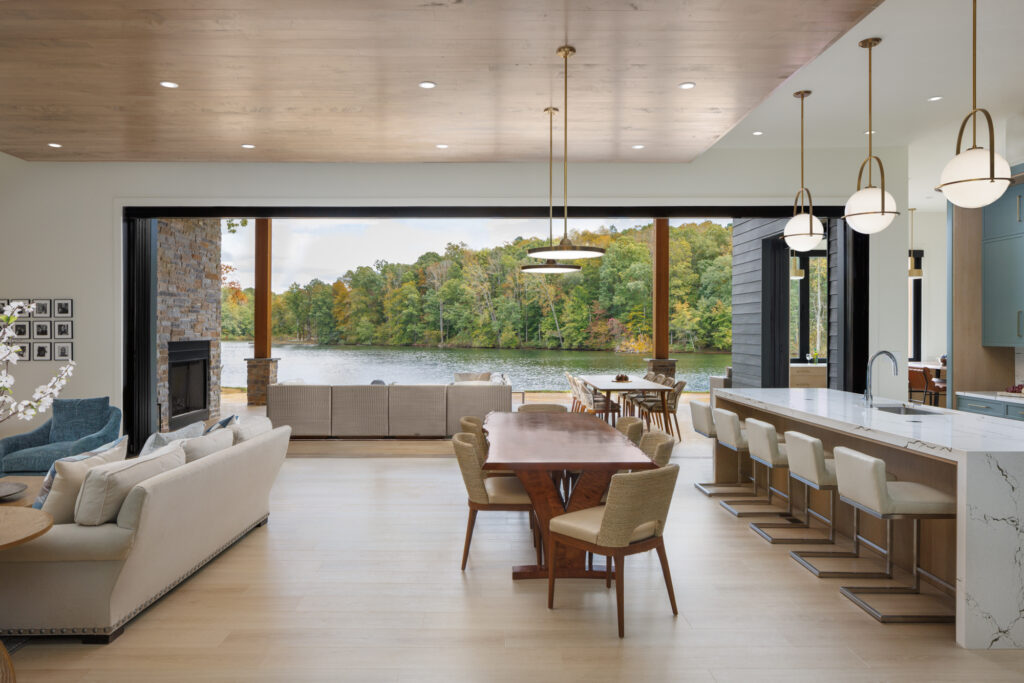 Interior design and personalization in progress for Lake Anna custom home by Alair Homes Hunt Country