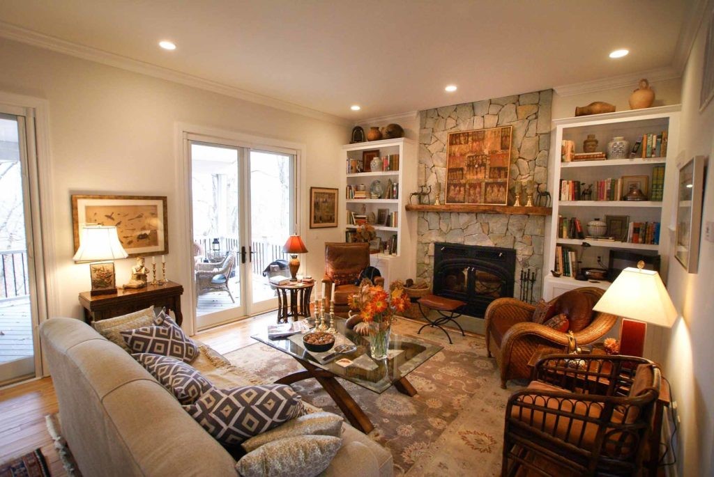 Purposeful open-concept living space tailored to family lifestyle