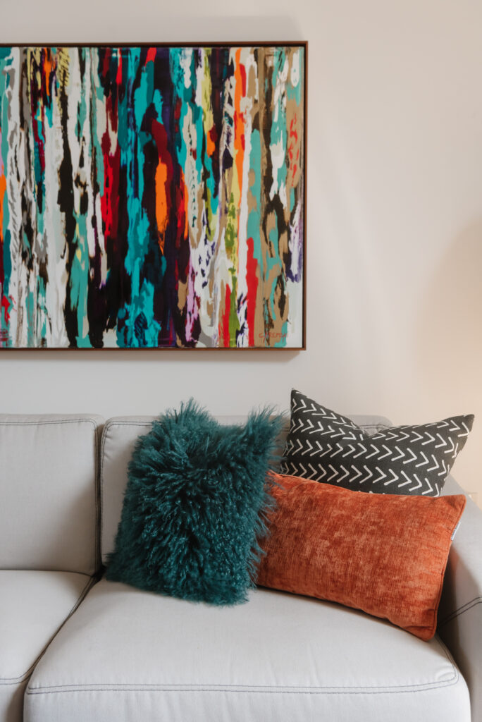 Sleek Walkout - Living Room