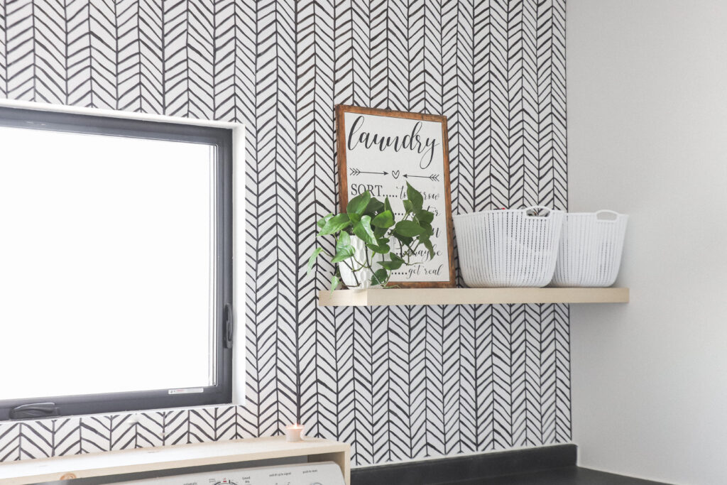 Navy Mod Custom - Laundry Room