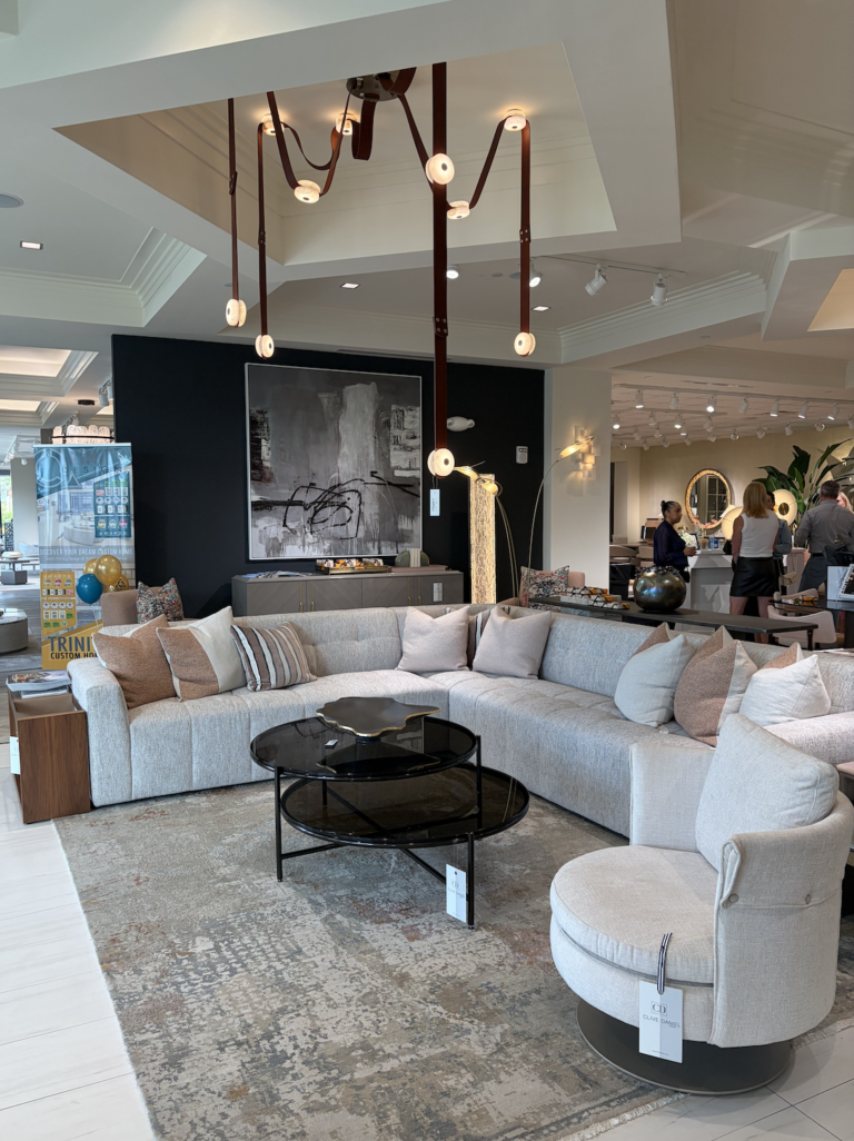 Showroom of Clive Daniel Home at their Sarasota, FL location