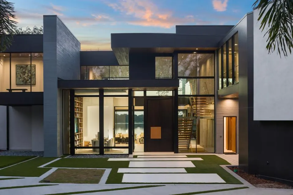 Exterior of the entrance to The New American Home 2026 by Alair Homes Orlando