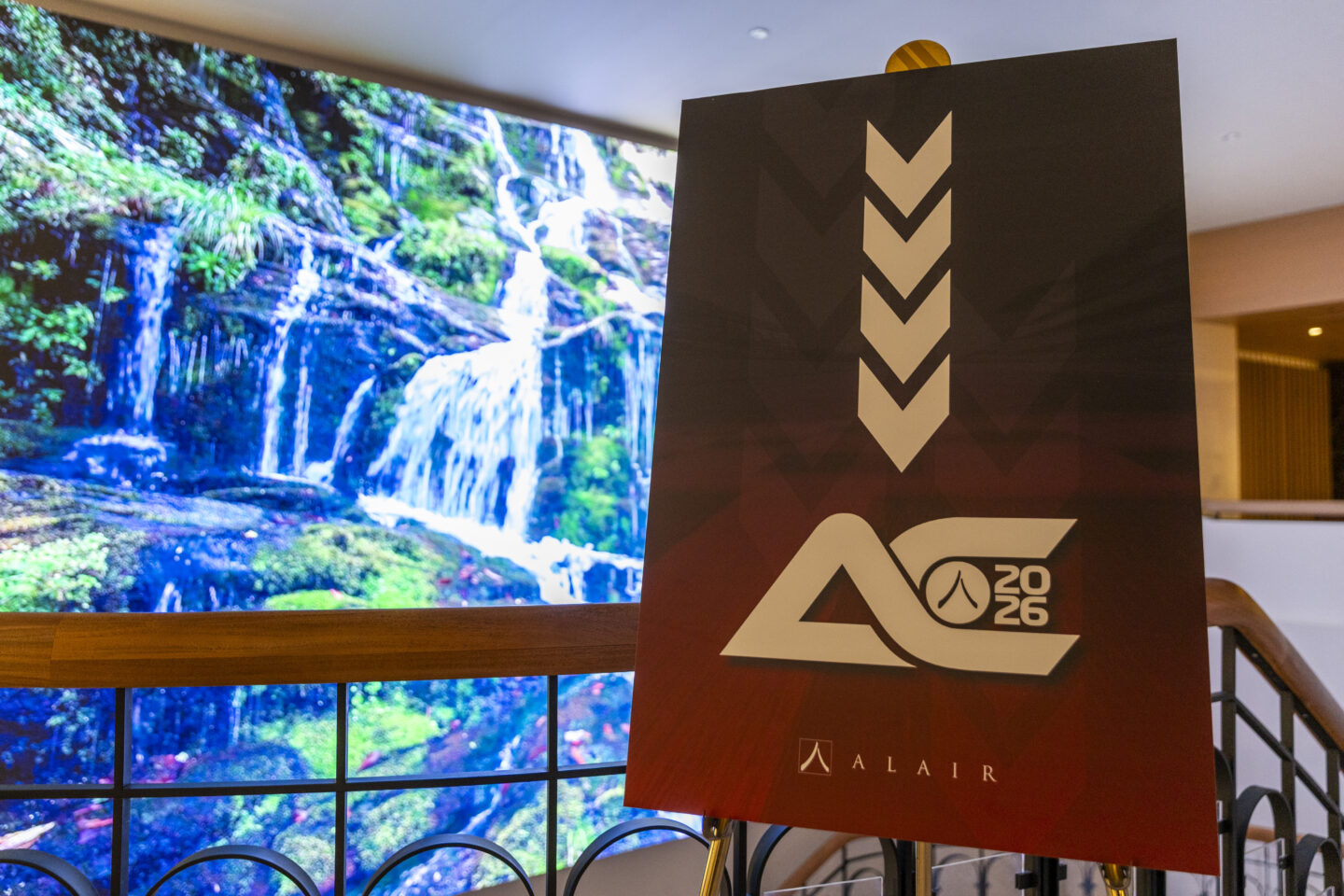 Alair Conference in Montreal 2026 - Welcome Signage